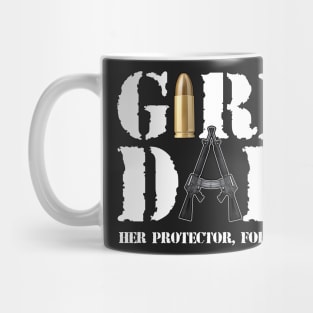 funny girl dad her protector forever quote Mug